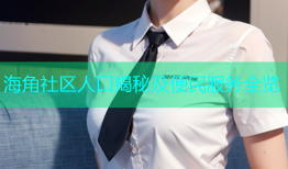 海角社区人口揭秘及便民服务全览