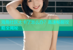 海角社区太卡了怎么办？高速畅聊攻略全揭秘