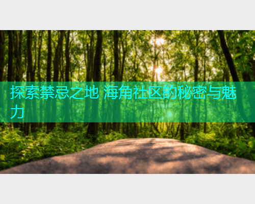 探索禁忌之地 海角社区的秘密与魅力